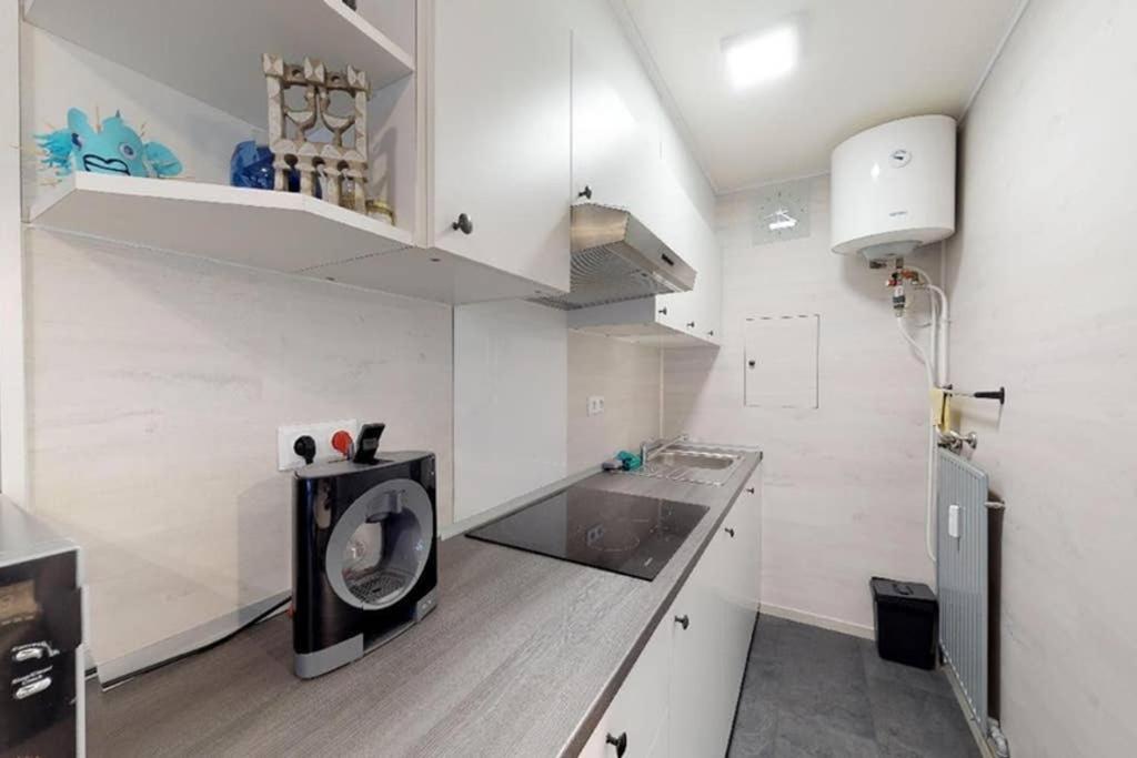 Studio Met Zeezicht Op Heldenplein Knokke-Heist Kültér fotó